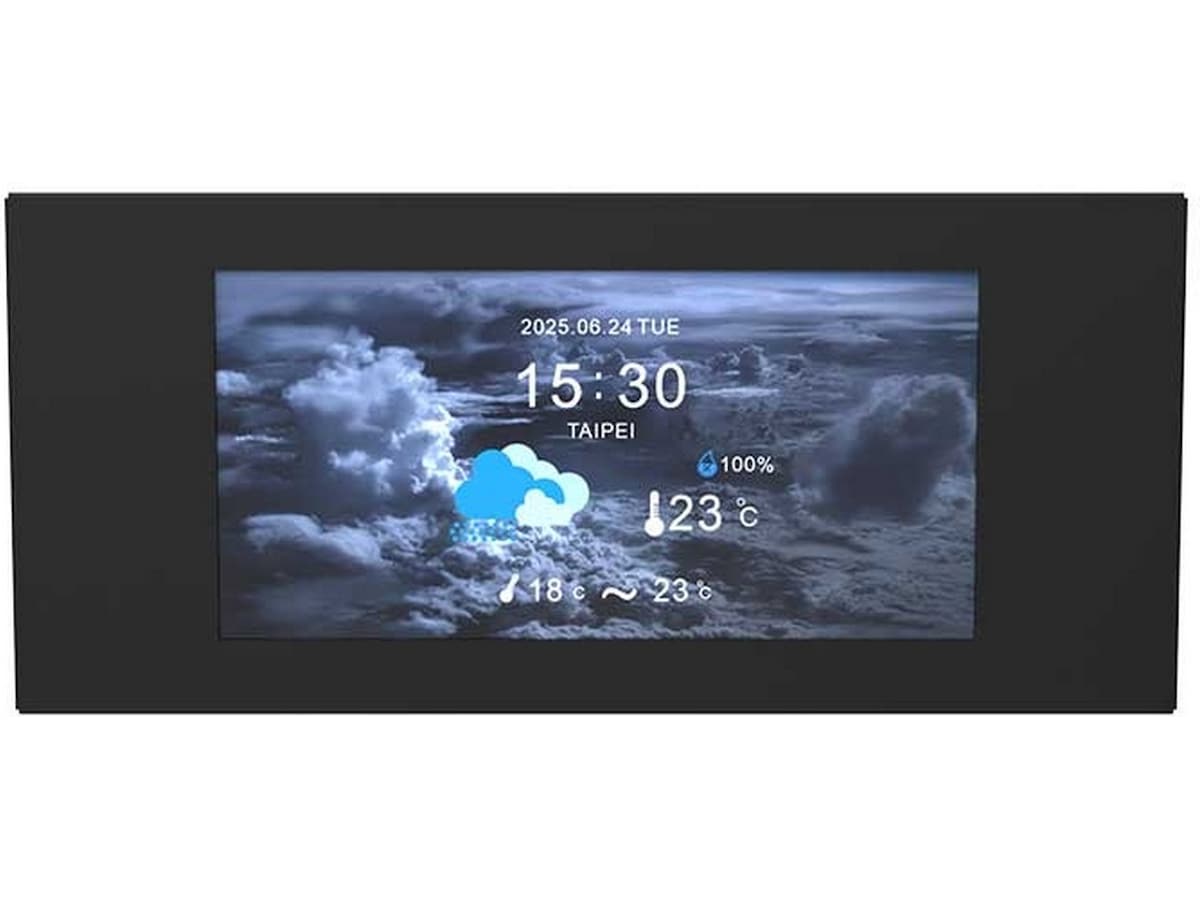 Thermaltake 6.0" LCD Panel Kit for View 600 TG (sort) Tilbehør