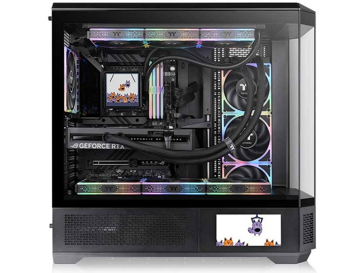 Thermaltake 6.0" LCD Panel Kit for View 600 TG (sort) Tilbehør
