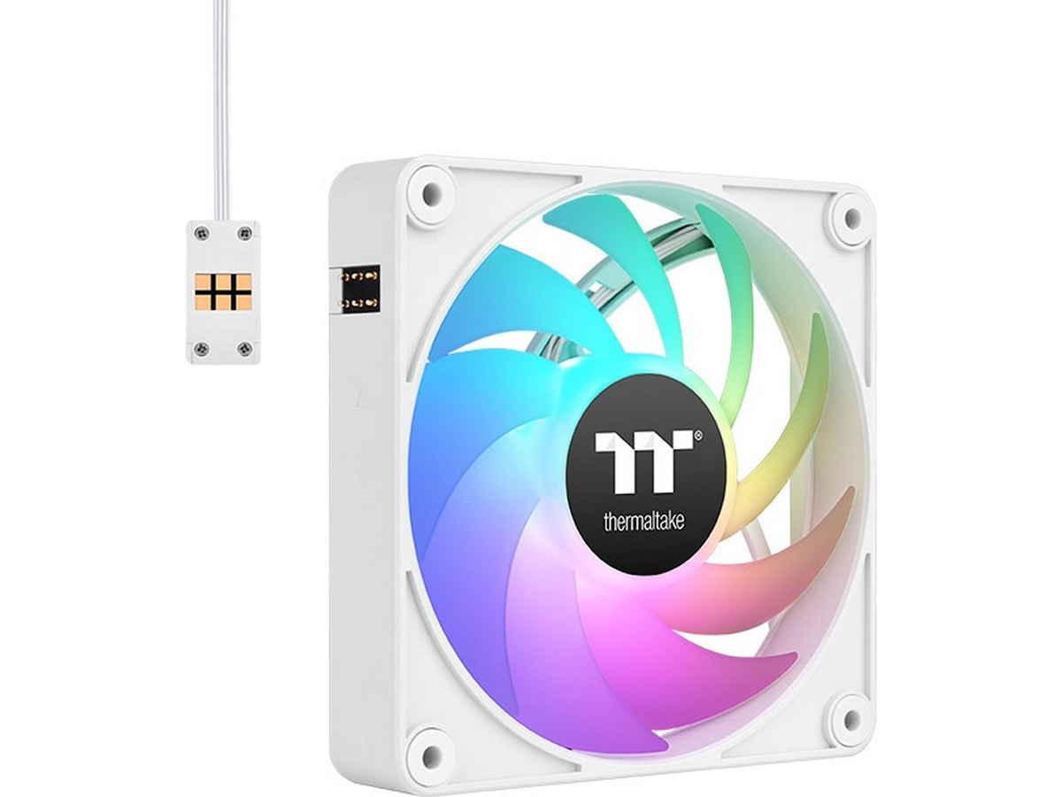Thermaltake CT120 EX ARGB Sync Vifte 3pk (hvit) Vifter