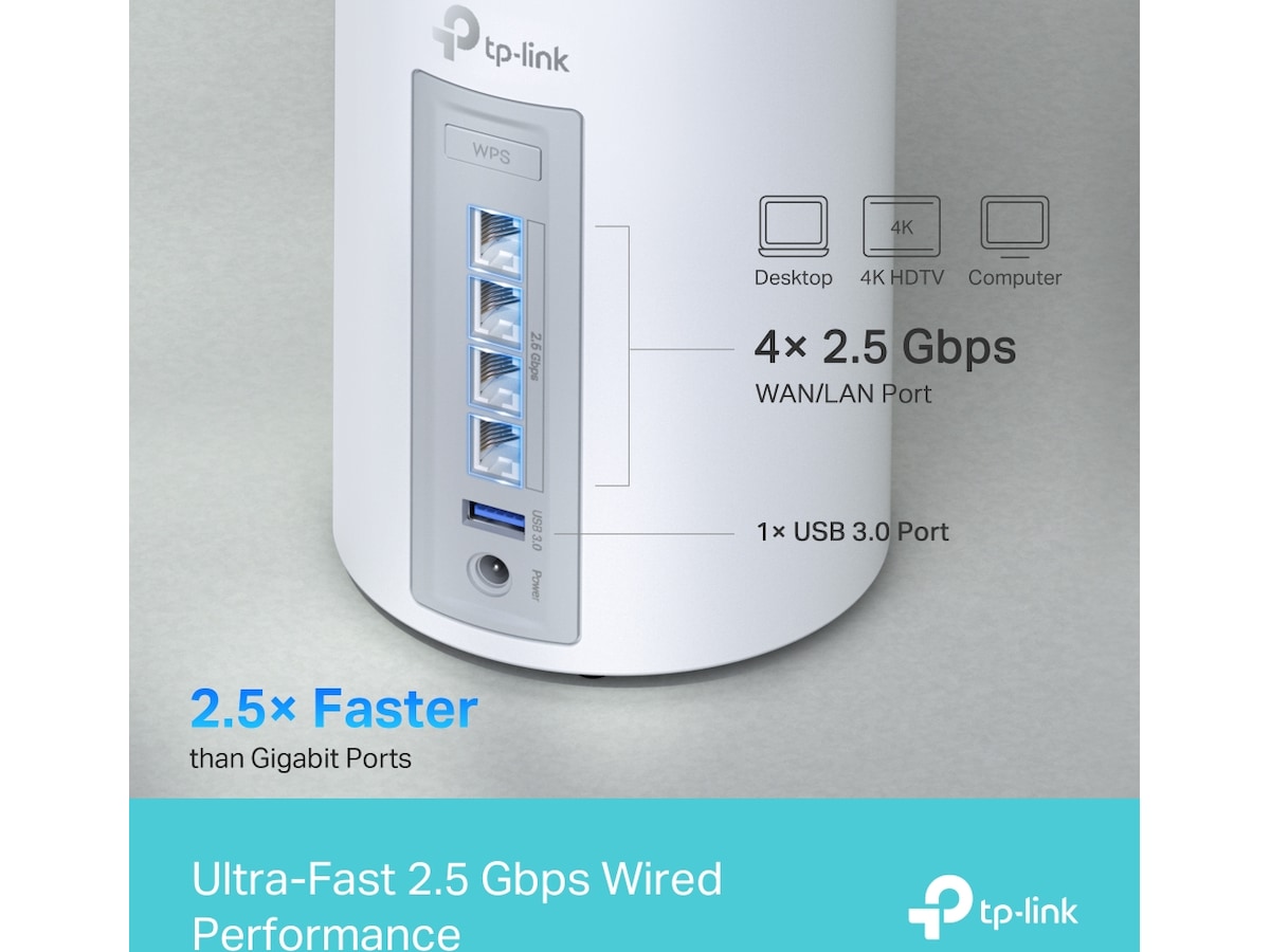 TP-Link Deco BE65 Wi-Fi 7 Mesh 2-pack Routere