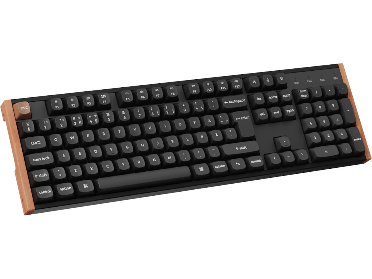Keychron K10 HE SE Trådløst gamingtastatur (tre/sort) Gamingtastatur