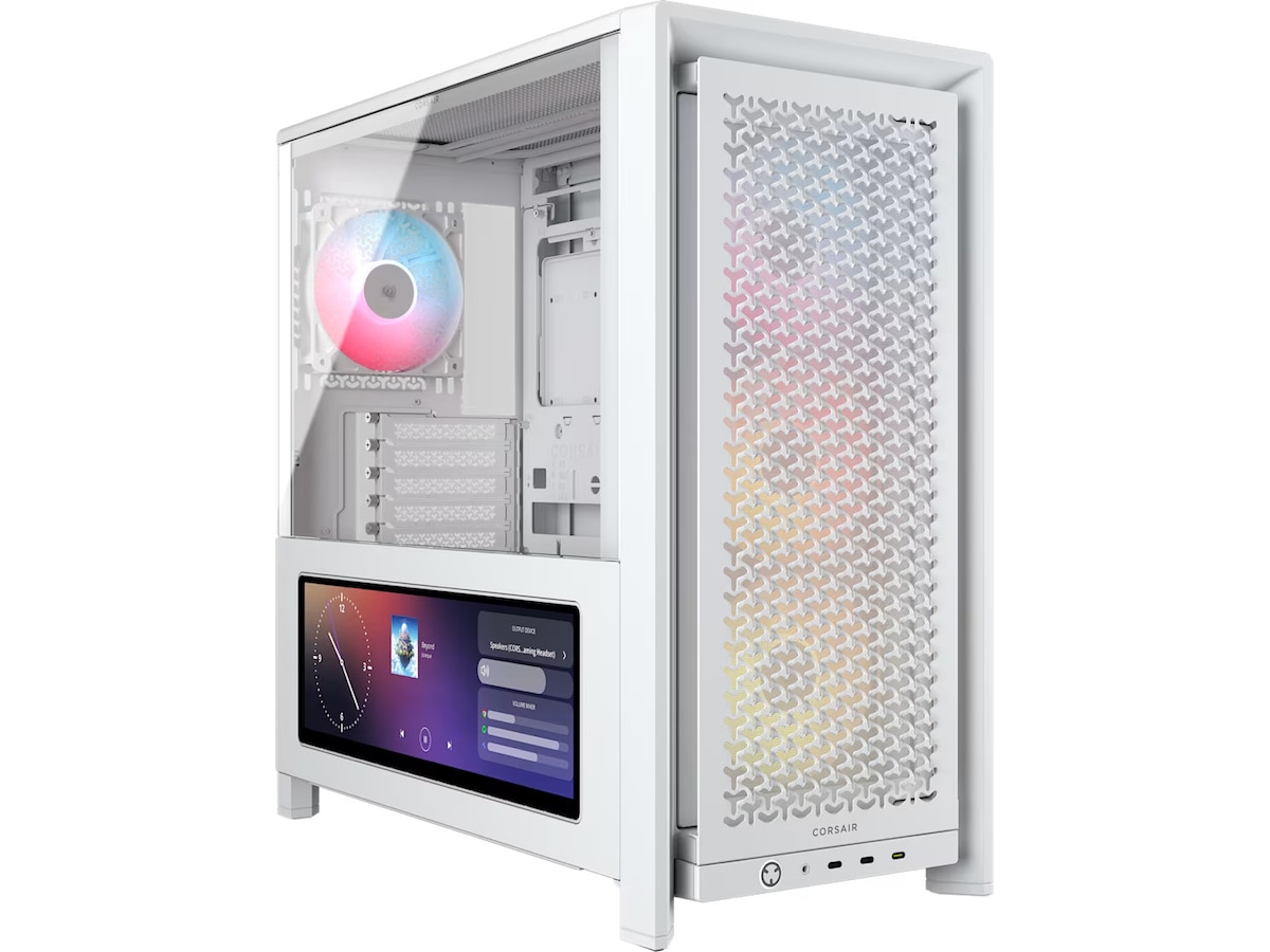 Corsair Frame 4000D LCD RS Performance mid tower (hvit) Midi tower