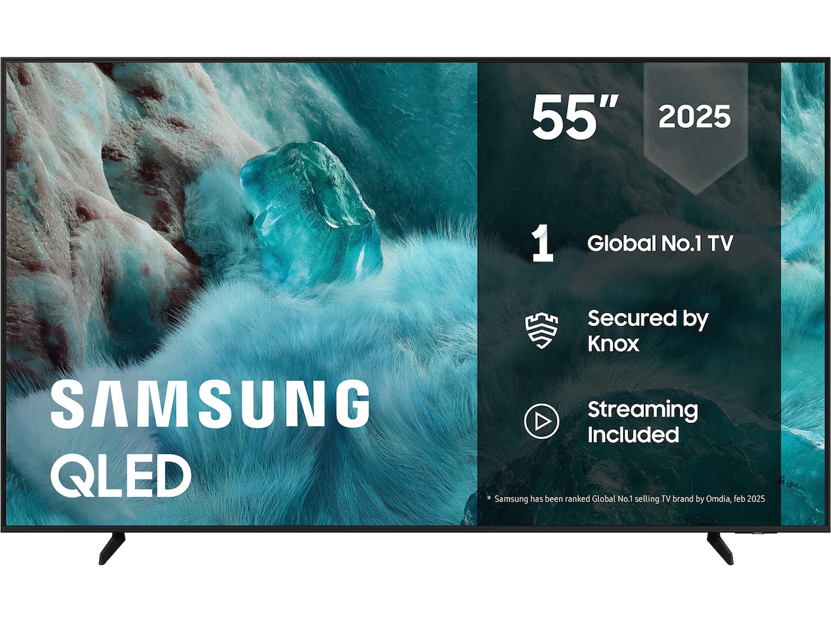 Samsung 55" Q7FA QLED 4K Smart TV (2025) + lydplanke 50 - 59 tommer TV