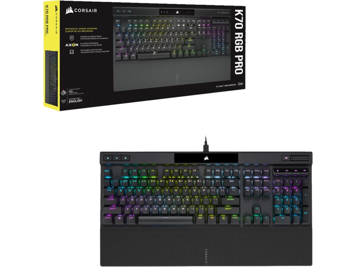 Corsair K70 RGB Pro Gamingtastatur (sort) Gamingtastatur