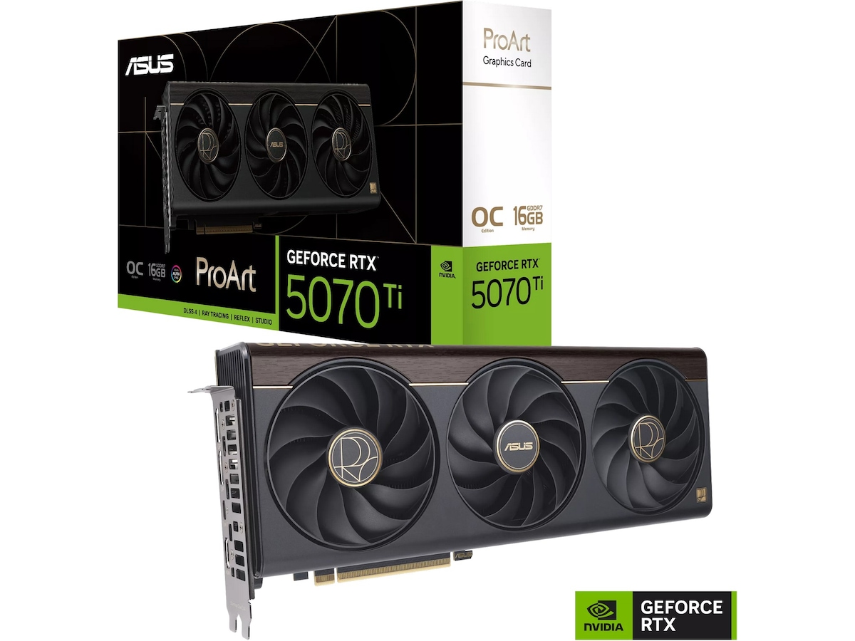 Asus ProArt GeForce RTX 5070 Ti OC Skjermkort