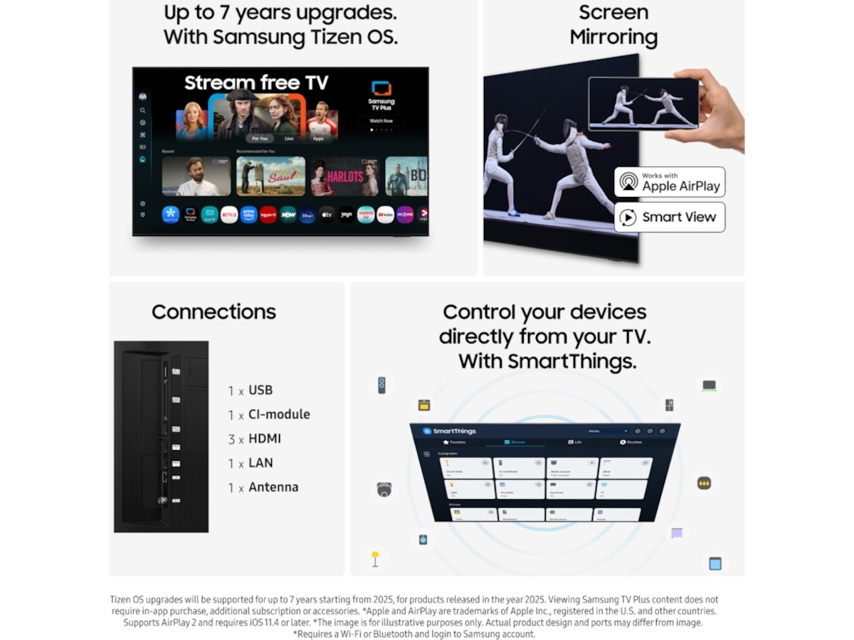 Samsung 65" Q7FA QLED 4K Smart TV (2025) + Galaxy A16 60 - 69 tommer TV