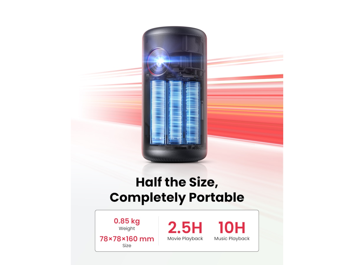 Anker Nebula Capsule 3 DLP Projektor (sort) -B-Grade Demo TV/projektor