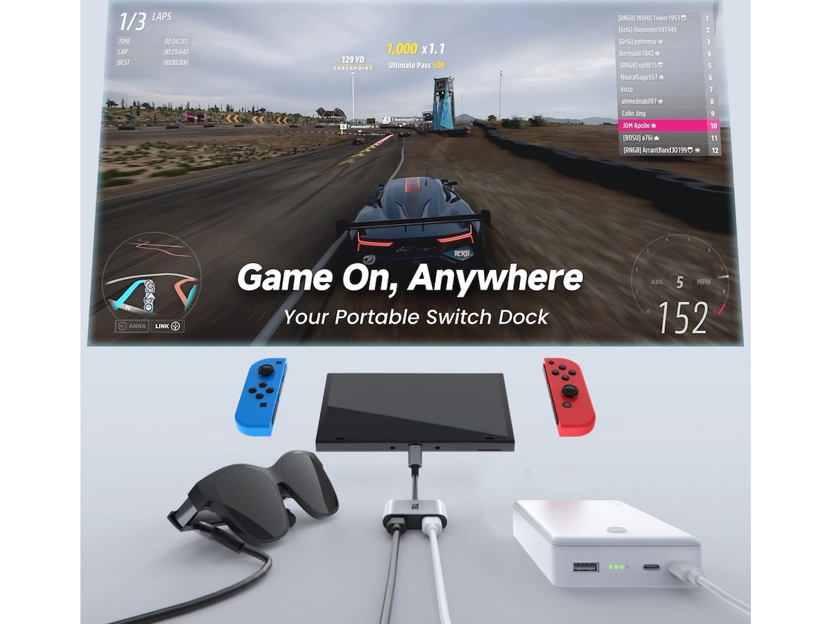 XREAL Hub USB-strømhub XR/AR-tilbehør