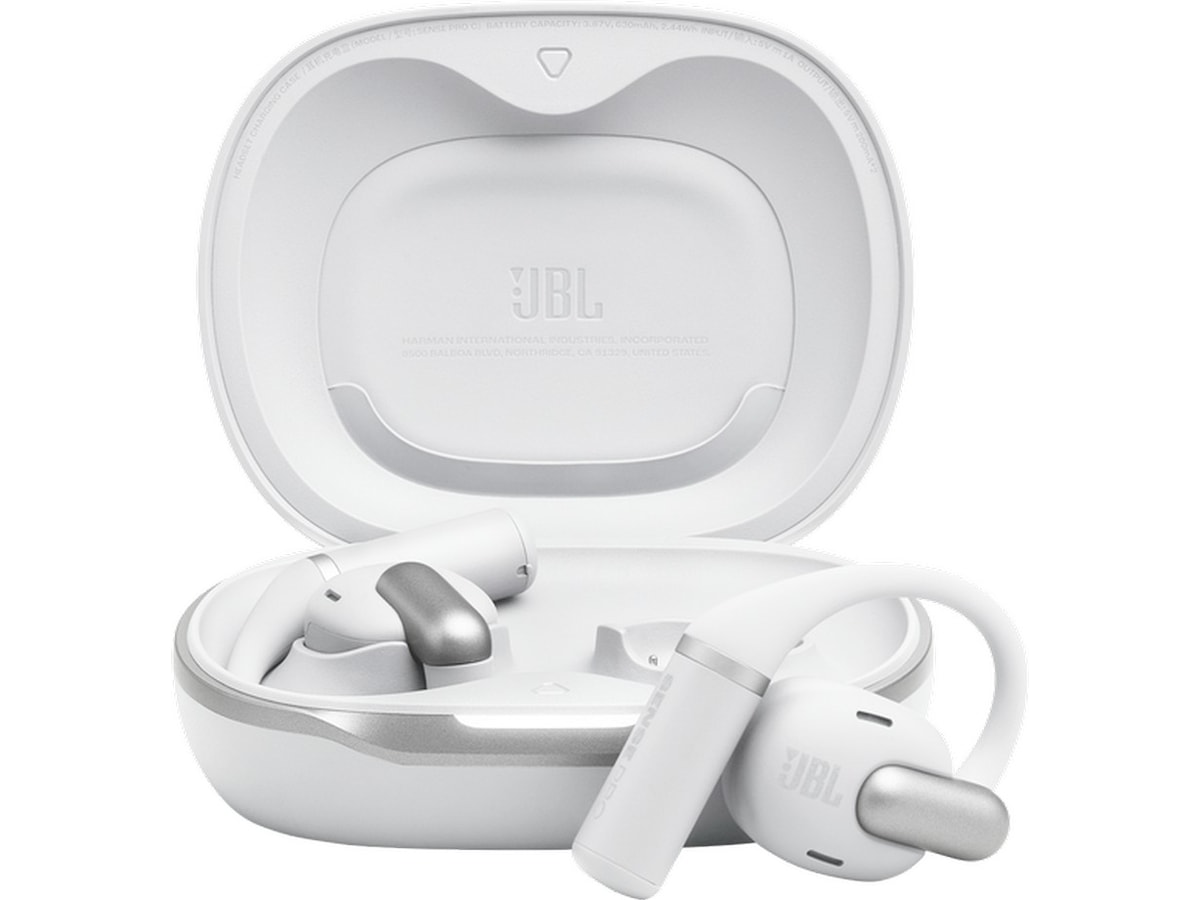 JBL Sense Pro trådløse ørepropper, open-ear (hvit) Ørepropper