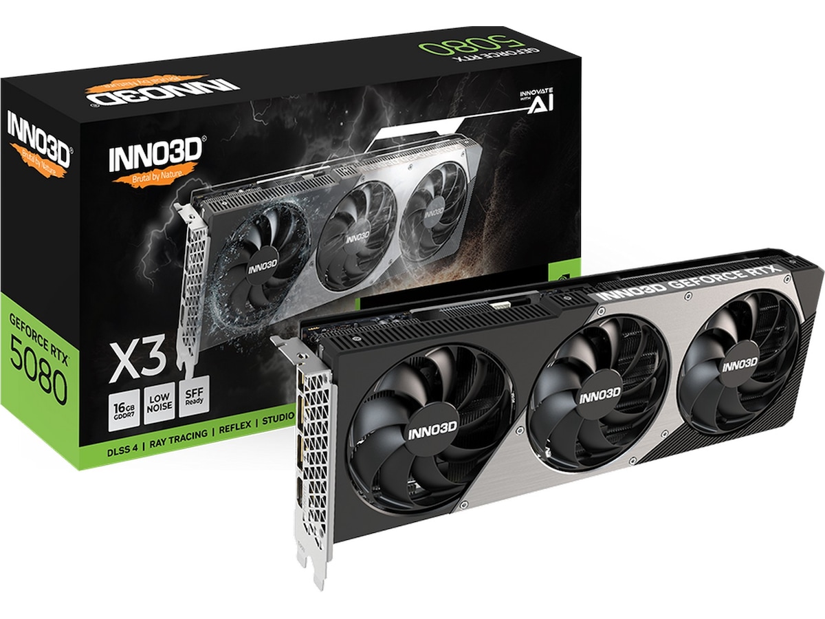 INNO3D GeForce RTX 5080 X3 Skjermkort