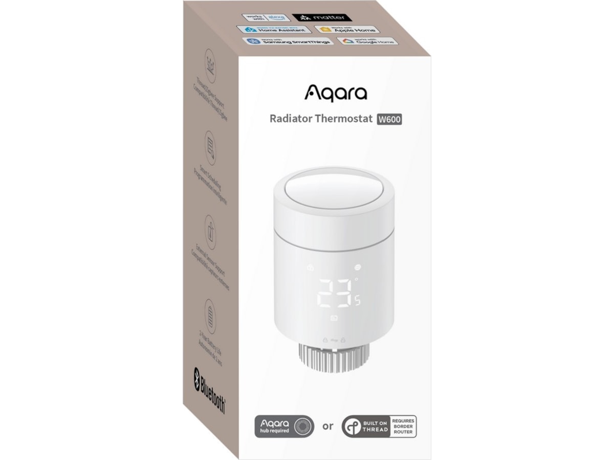 Aqara Termostatventil W600 Tilbehør til varme