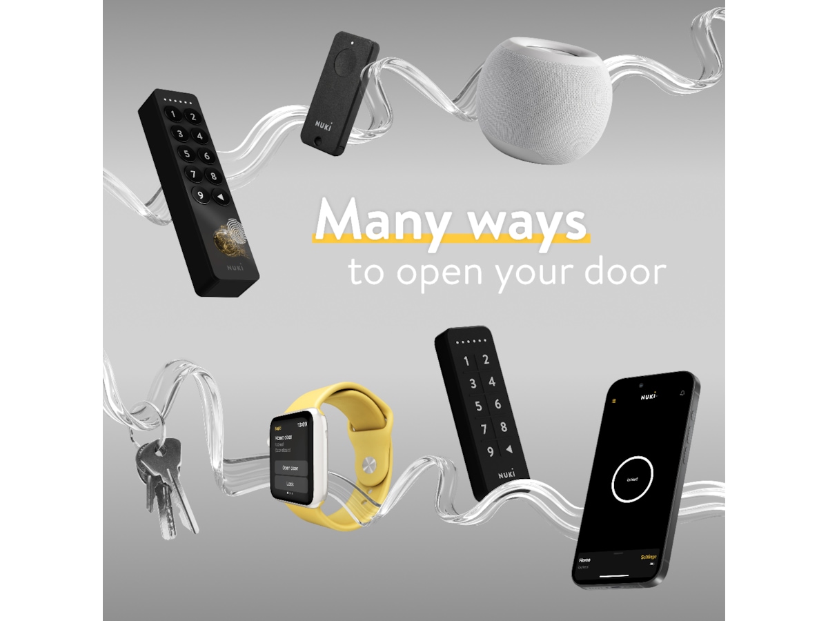 Nuki Smart Lock Ultra Smart dørlås + Nuki Keypad 2 Elektronisk dørlås