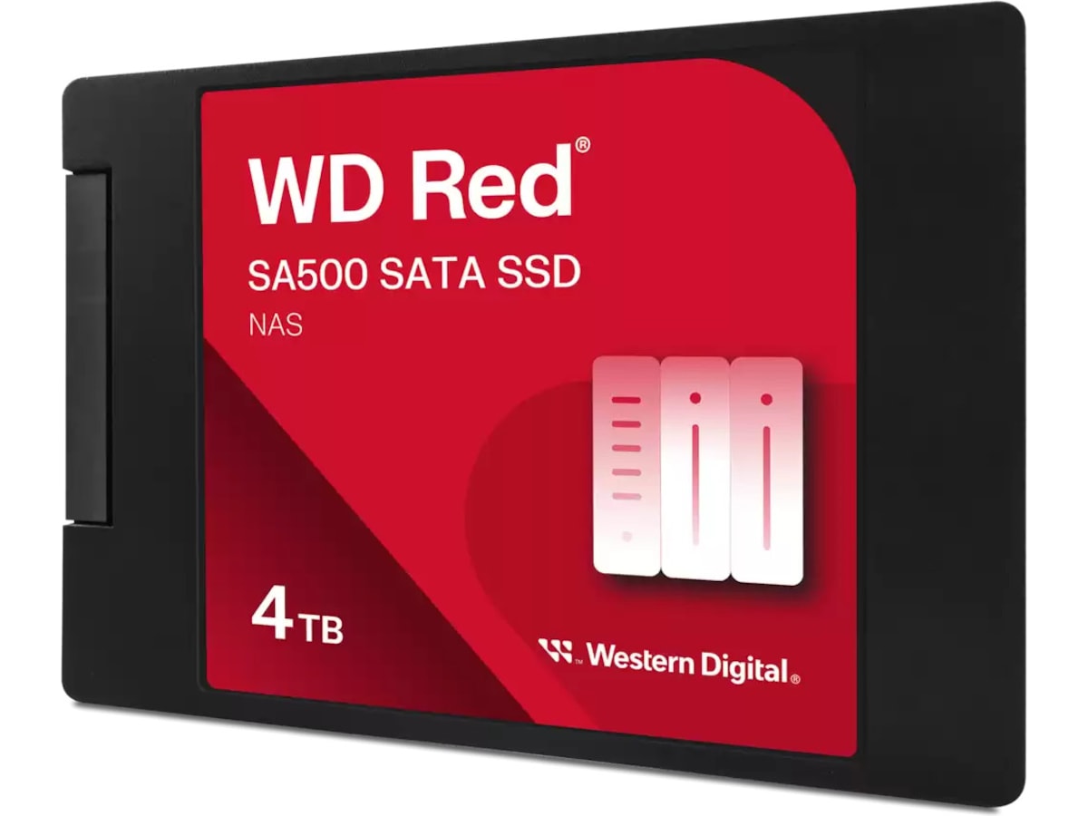 SanDisk WD Red SA500 SSD NAS 4TB Harddisk 2,5