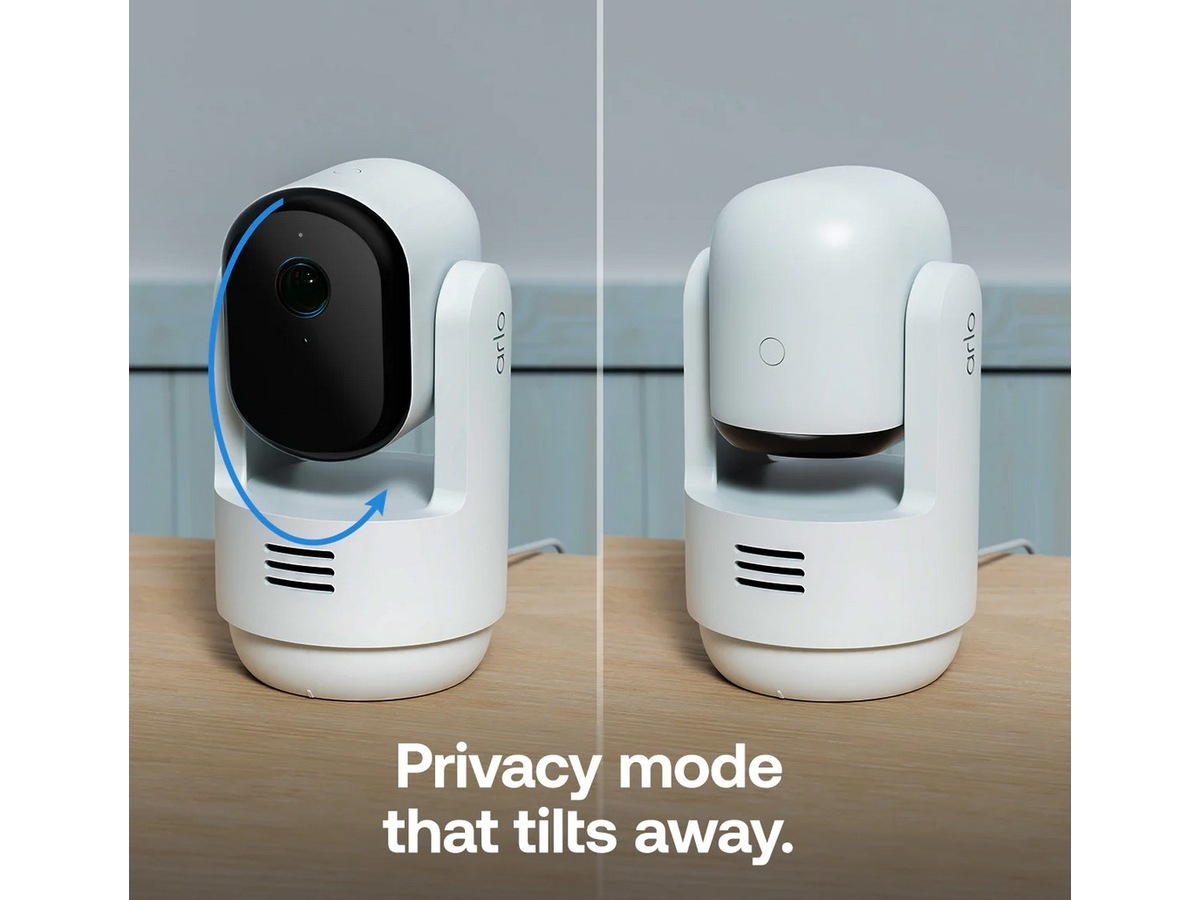 Arlo Essential 3 2K PTZ innendørs overvåkningskamera 2-pack Overvåkningskameraer