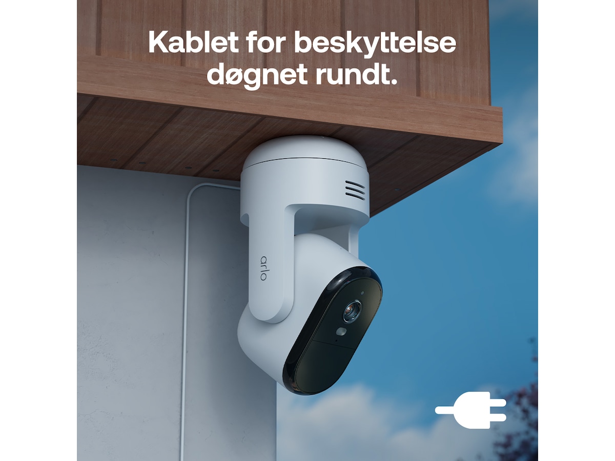 Arlo Essential 3 utendørs overvåkningskamera HD PTZ 2-pack Overvåkningskameraer