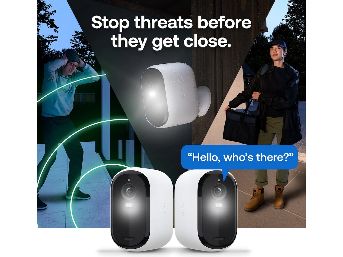 Arlo Essential 3 XL overvåkningskamera 2-pack Overvåkningskameraer