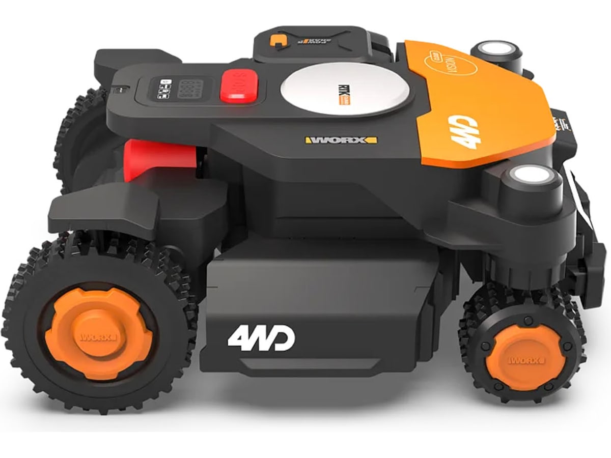 Kraftig 4WD klipper med AI-kamera for automatisk kartlegging Robotgressklipper