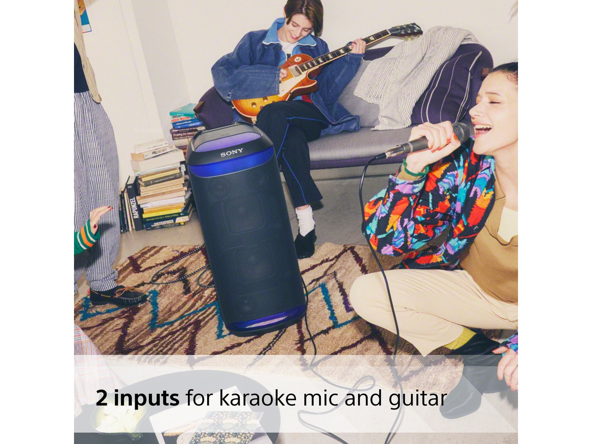 Sony SRS-XV800 trådløs bærbar høyttaler (sort) -B-Grade Demo DVD/Hi-Fi/stereo