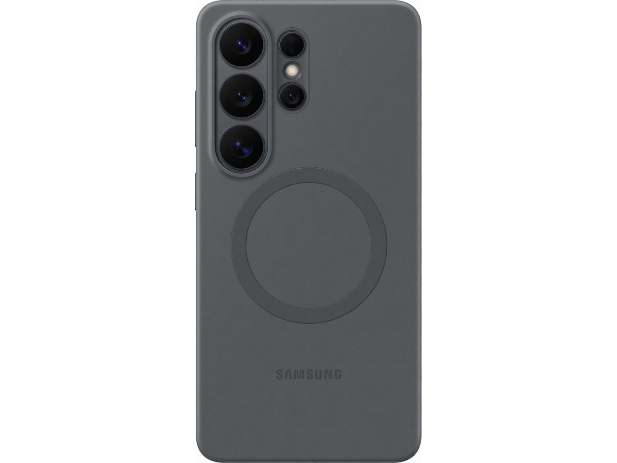 Samsung Galaxy S26 Ultra magnetisk silikondeksel (sort) Mobildeksel