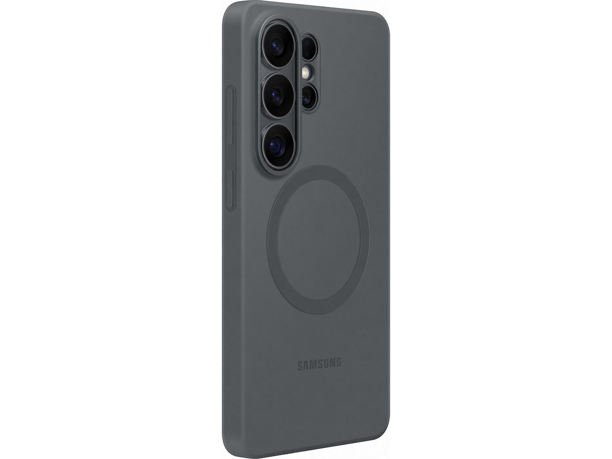 Samsung Galaxy S26 Ultra magnetisk silikondeksel (sort) Mobildeksel