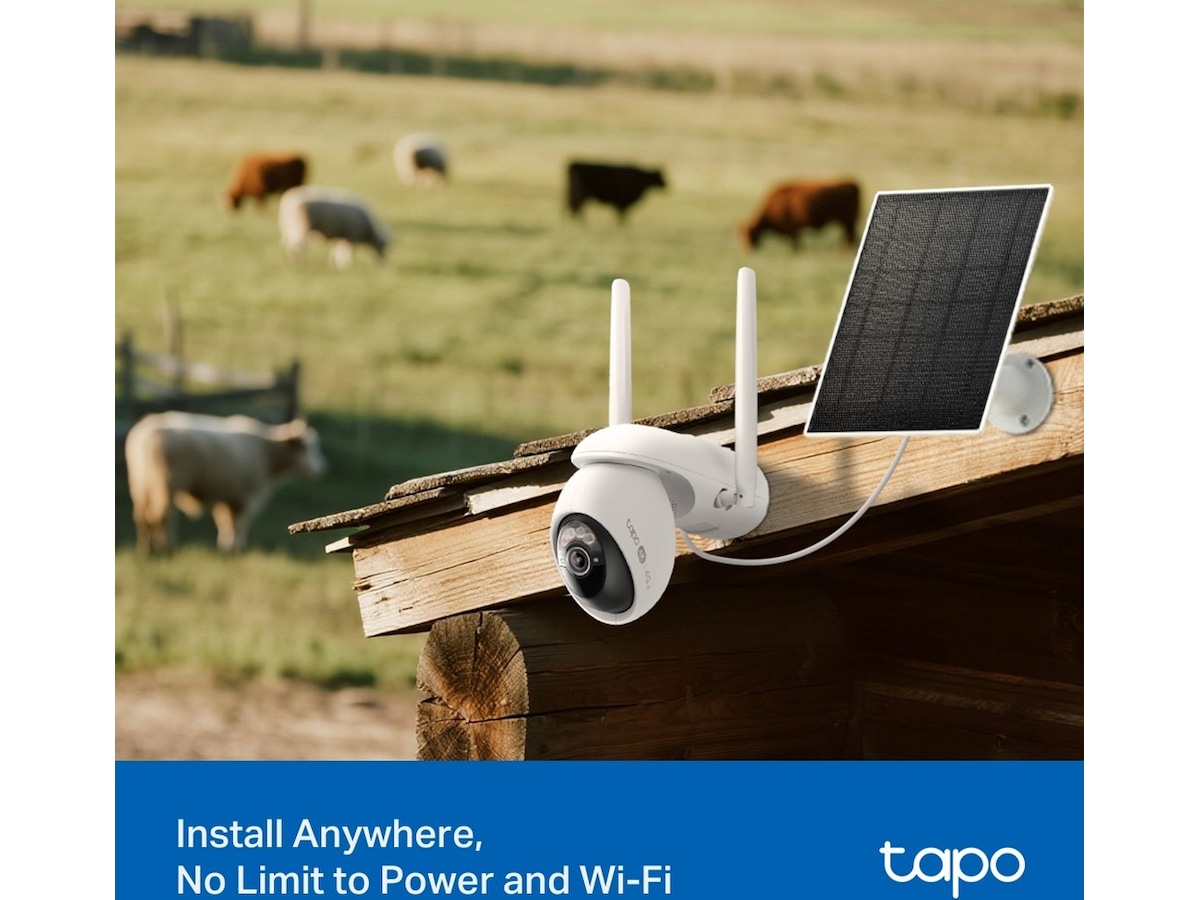 TP-Link Tapo C665G KIT overvåkningskamera solcelledrevet Wi-Fi/4G Overvåkningskameraer