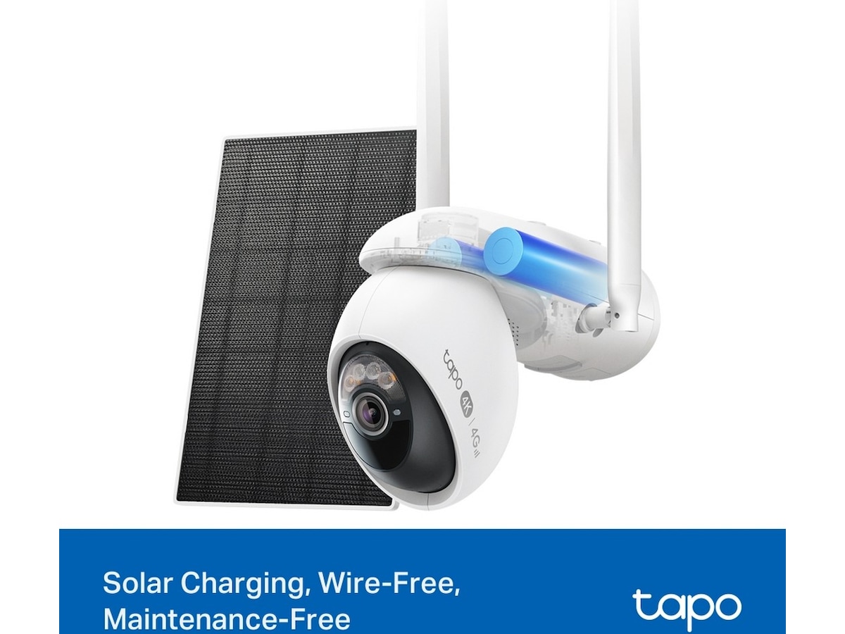 TP-Link Tapo C665G KIT overvåkningskamera solcelledrevet Wi-Fi/4G Overvåkningskameraer