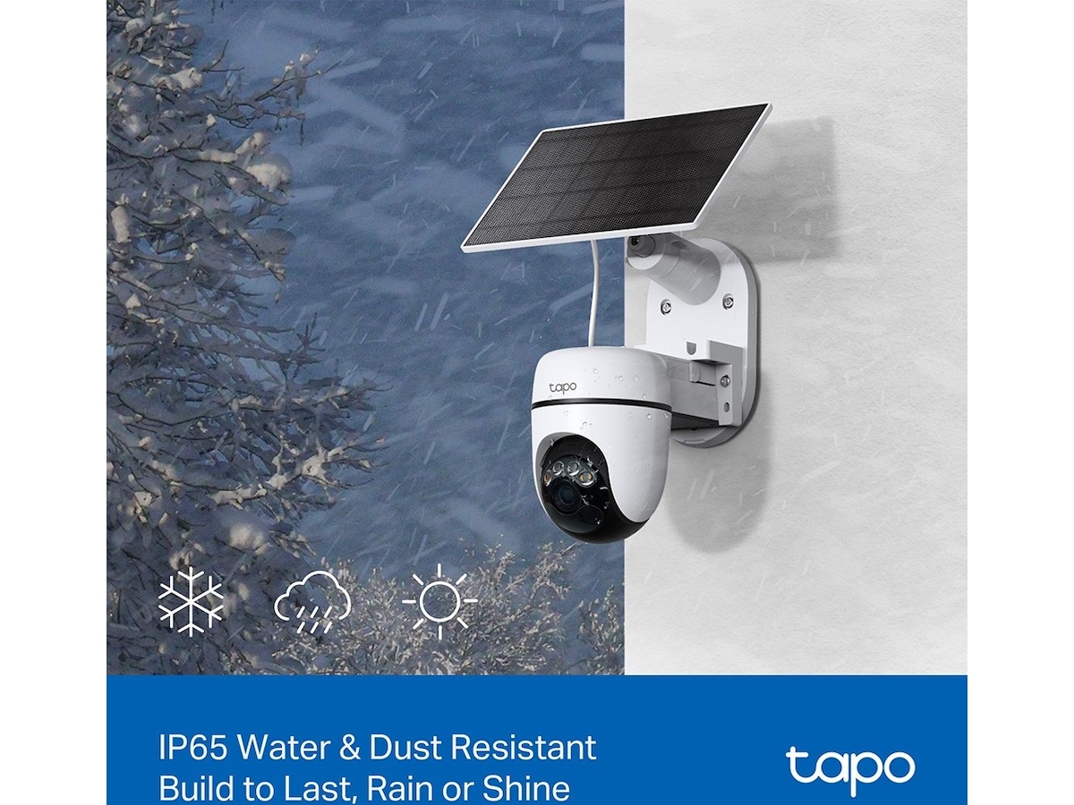 TP-Link Tapo C610 KIT overvåkningskamera, solcelledrevet Overvåkningskameraer