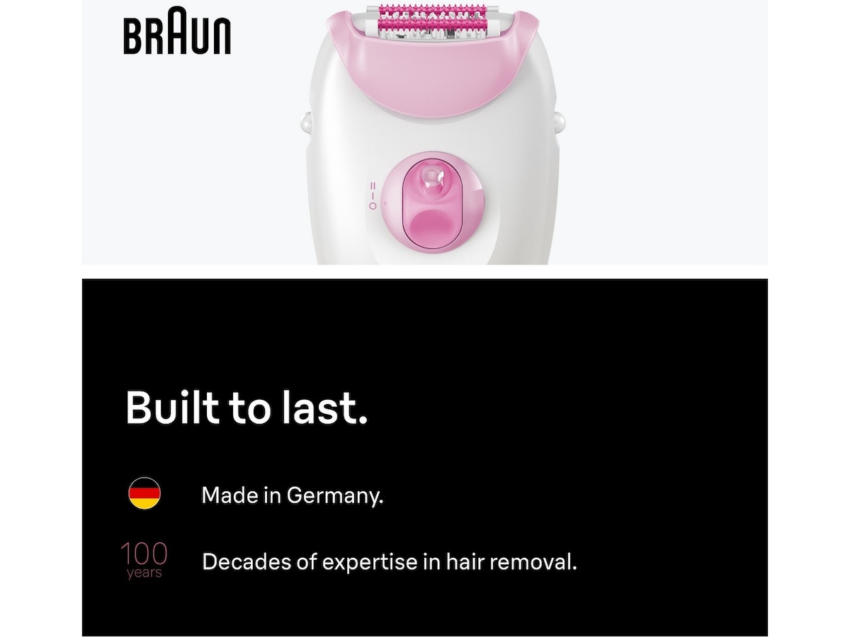 Braun Silk·épil 3 epilator (rosa) Epilator & IPL-hårfjerning