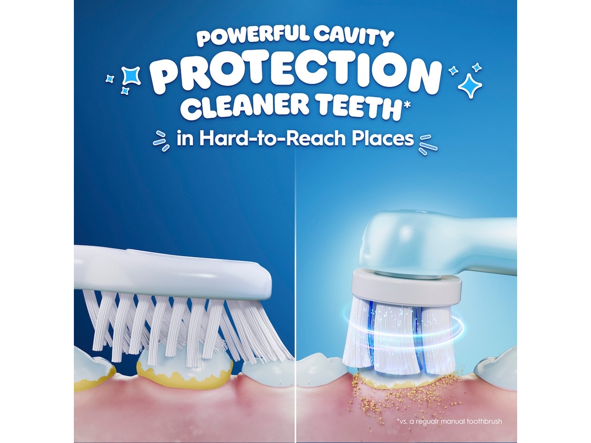 Oral-B iO Kids 6+ Disney Stitch børstehoder (3 stk) Tannbørstehoder