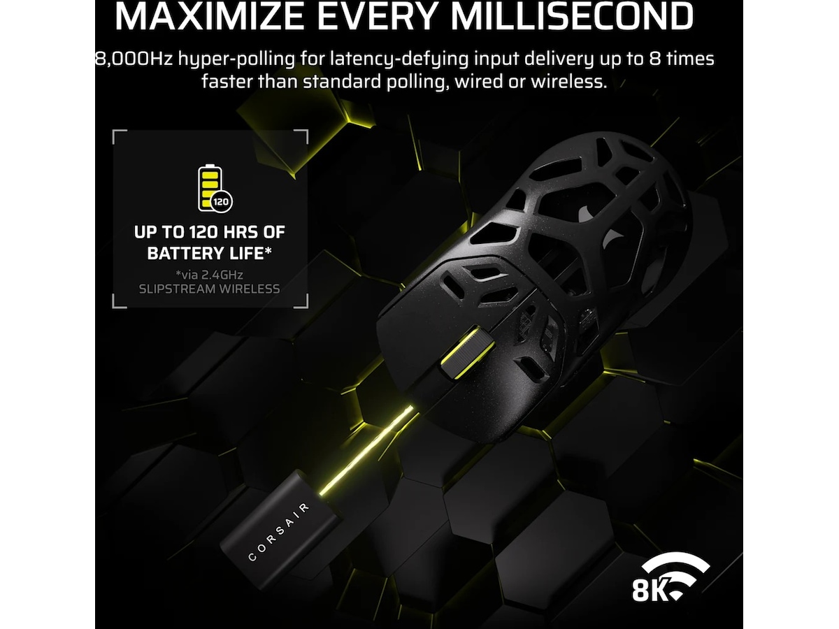 Corsair Sabre v2 Pro gamingmus (hvit) Gamingmus
