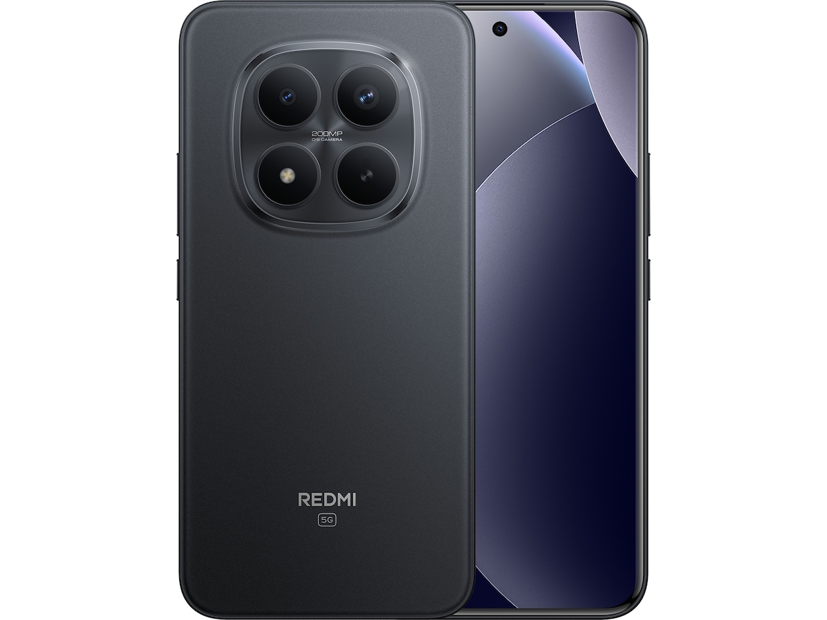 Xiaomi Redmi Note 15 Pro+ 5G 256GB (sort) Mobiltelefoner
