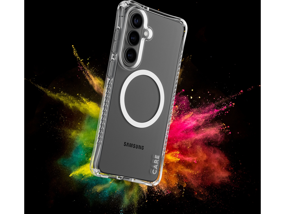 PanzerGlass CARE Galaxy S26 Samba Hardcase deksel (gjennomsiktig/hvit) Mobildeksel