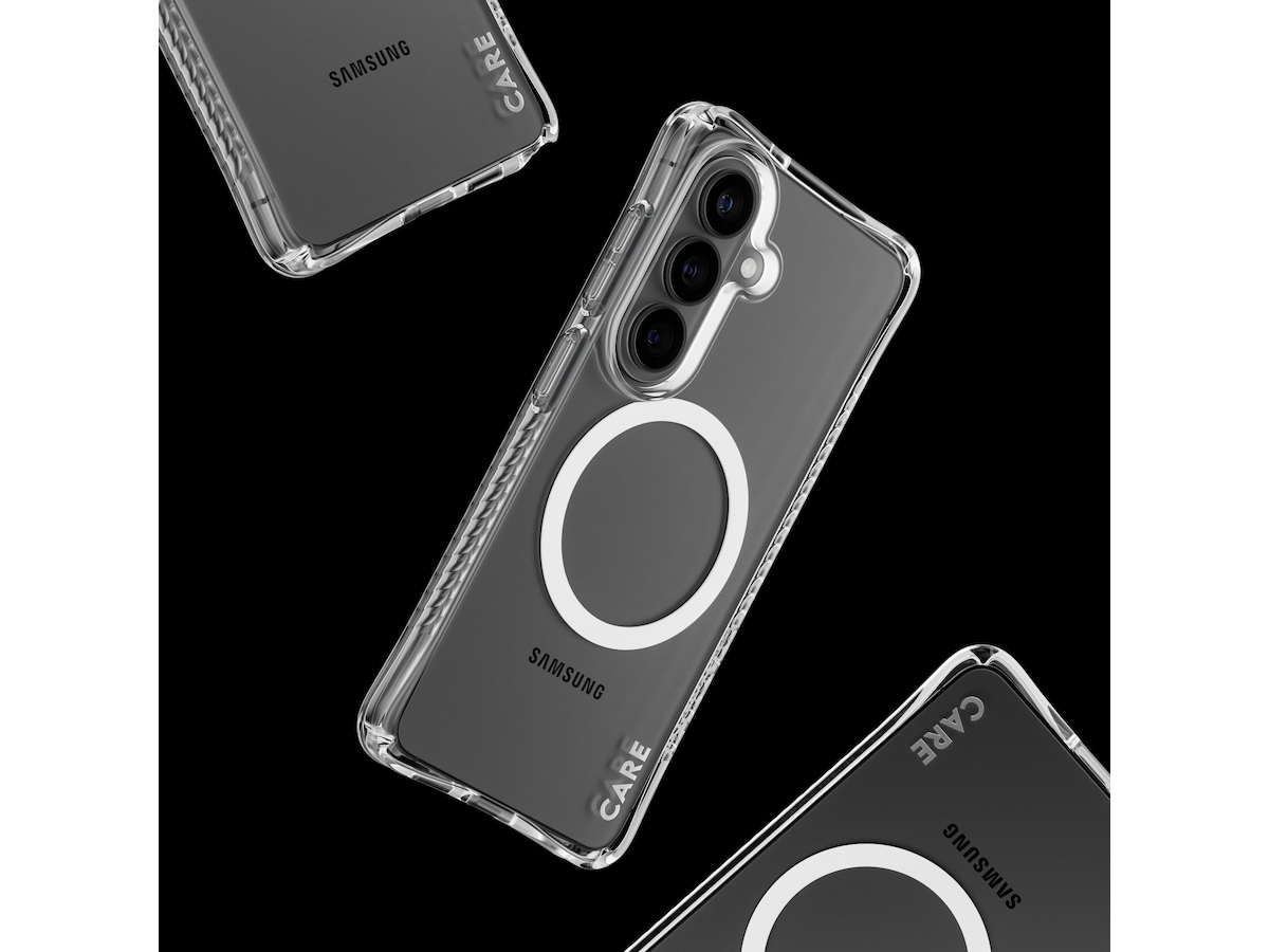PanzerGlass CARE Galaxy S26 Samba Hardcase deksel (gjennomsiktig/hvit) Mobildeksel