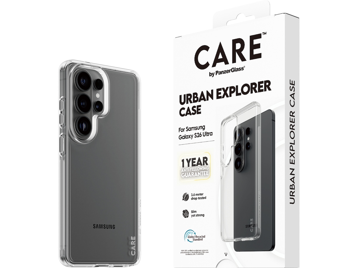 PanzerGlass CARE Galaxy S26 Ultra Urban Explorer deksel (gjennomsiktig) Mobildeksel