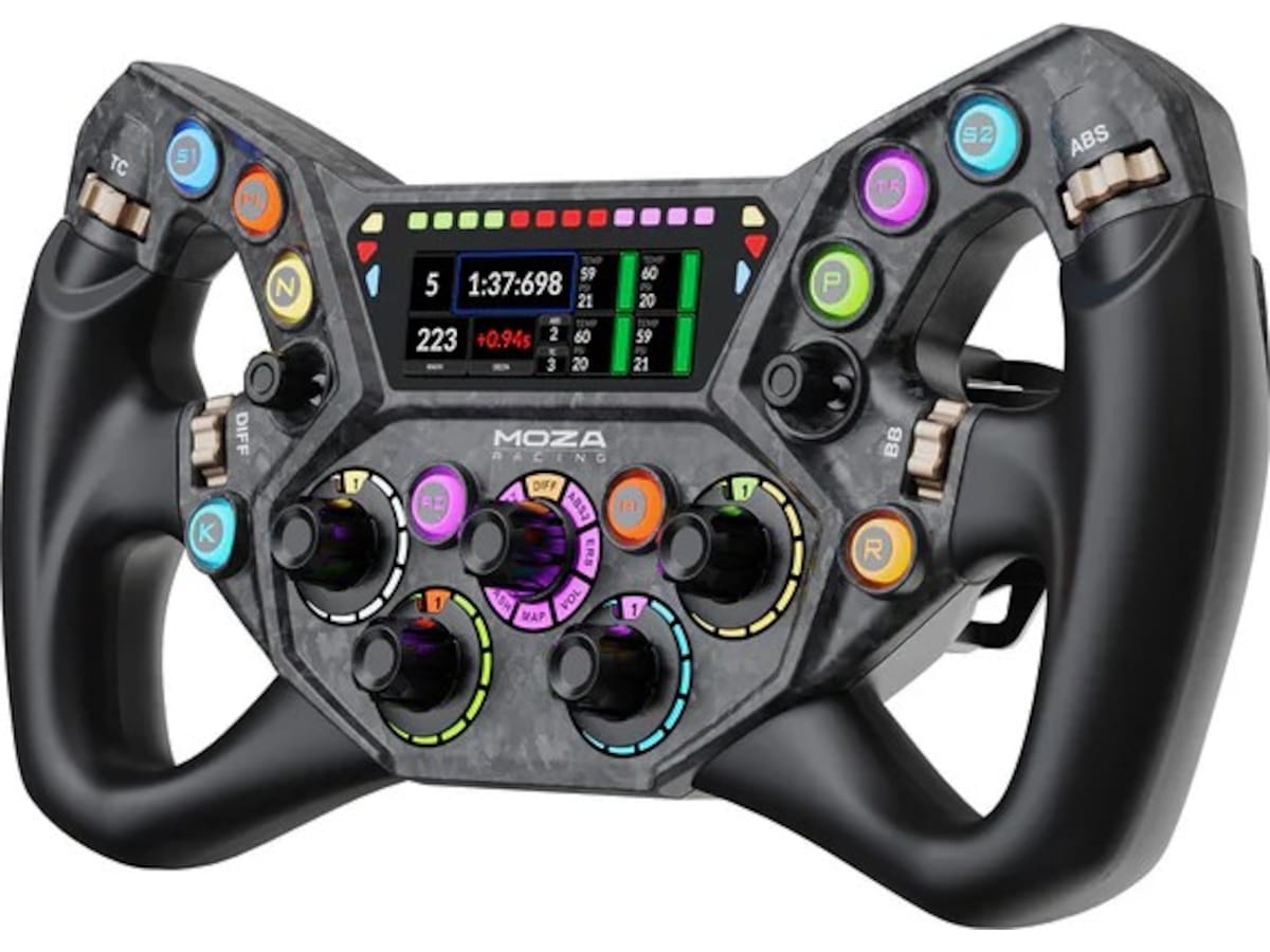 MOZA KS Pro Steering Wheel Ratt og pedaler