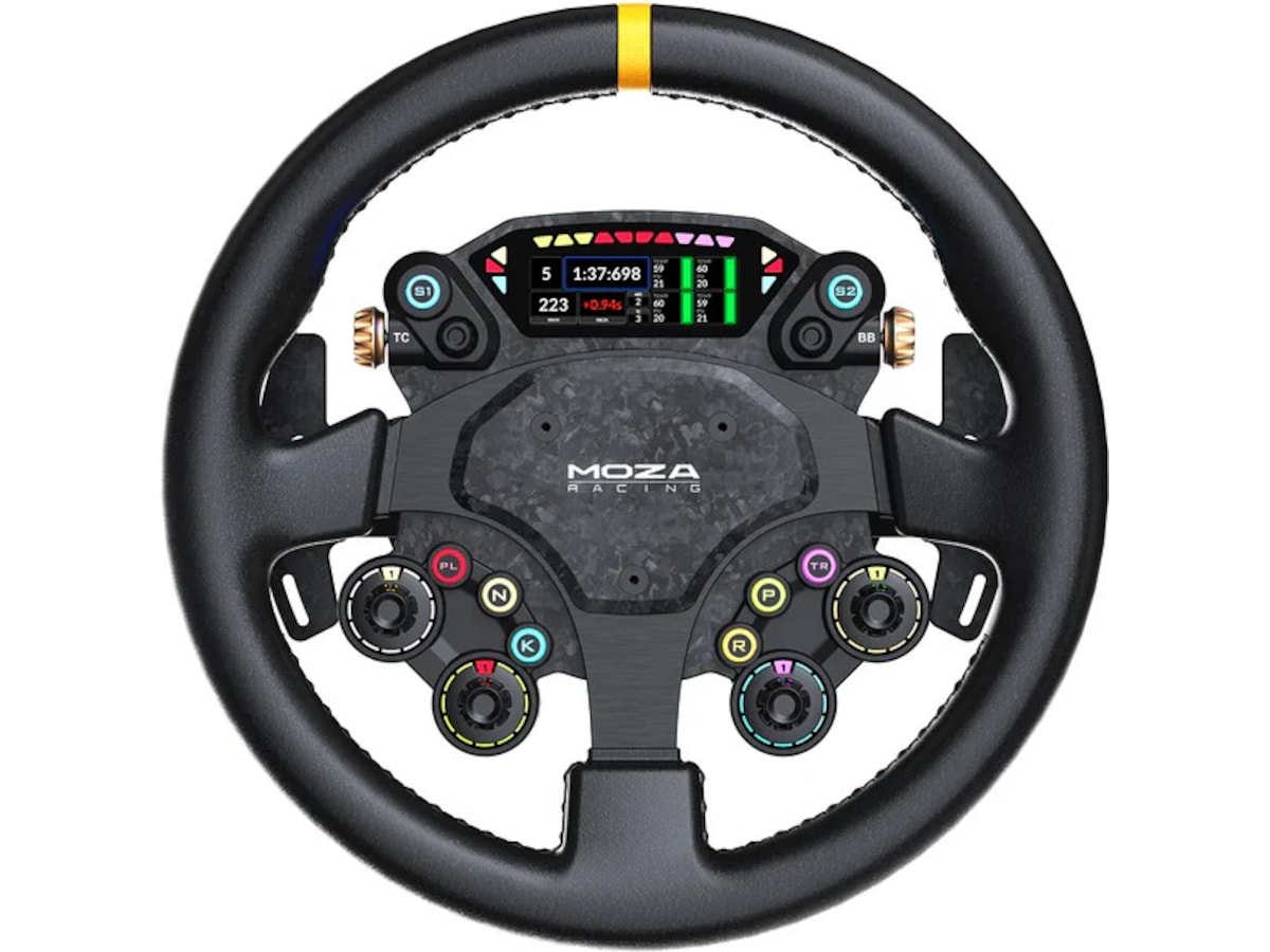 MOZA CS Pro Steering Wheel Ratt og pedaler