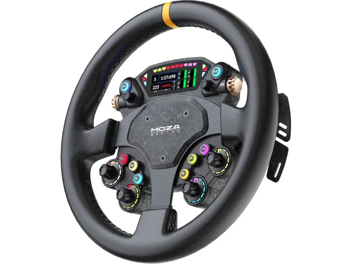 MOZA CS Pro Steering Wheel Ratt og pedaler