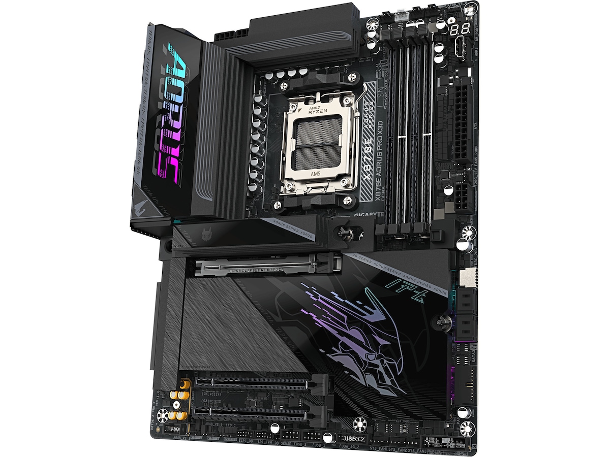 Gigabyte X870E AORUS PRO X3D hovedkort AMD Socket
