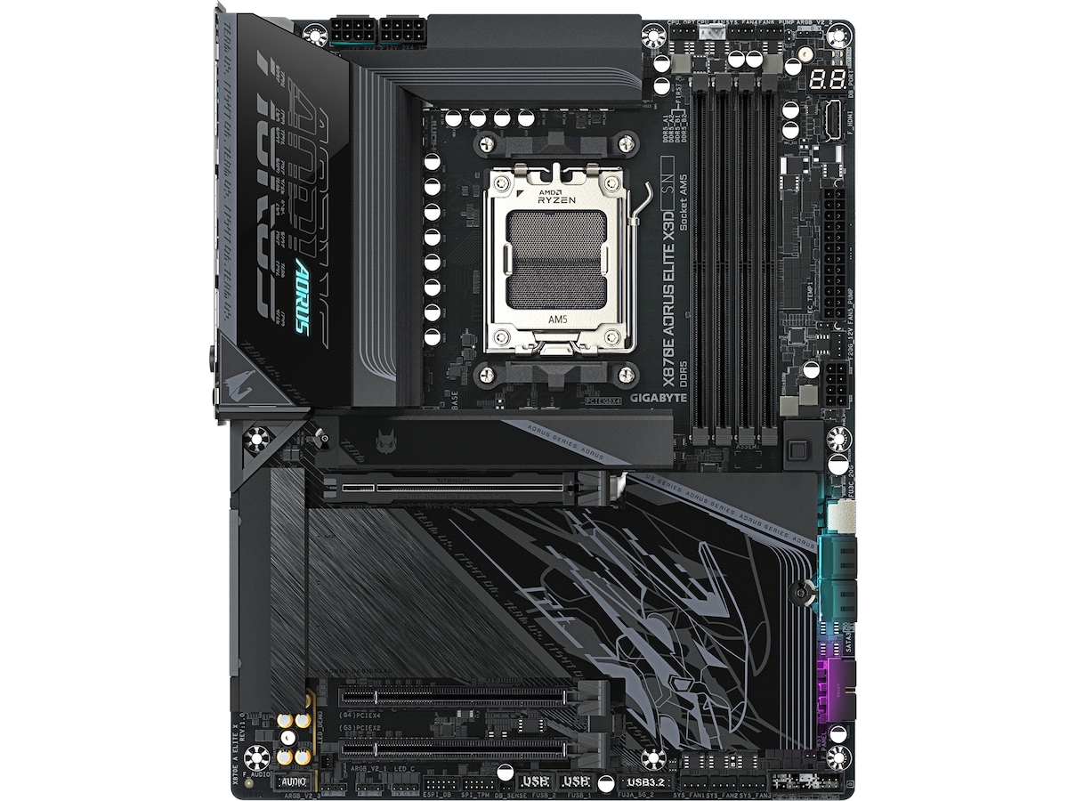 Gigabyte X870E AORUS ELITE X3D hovedkort AMD Socket