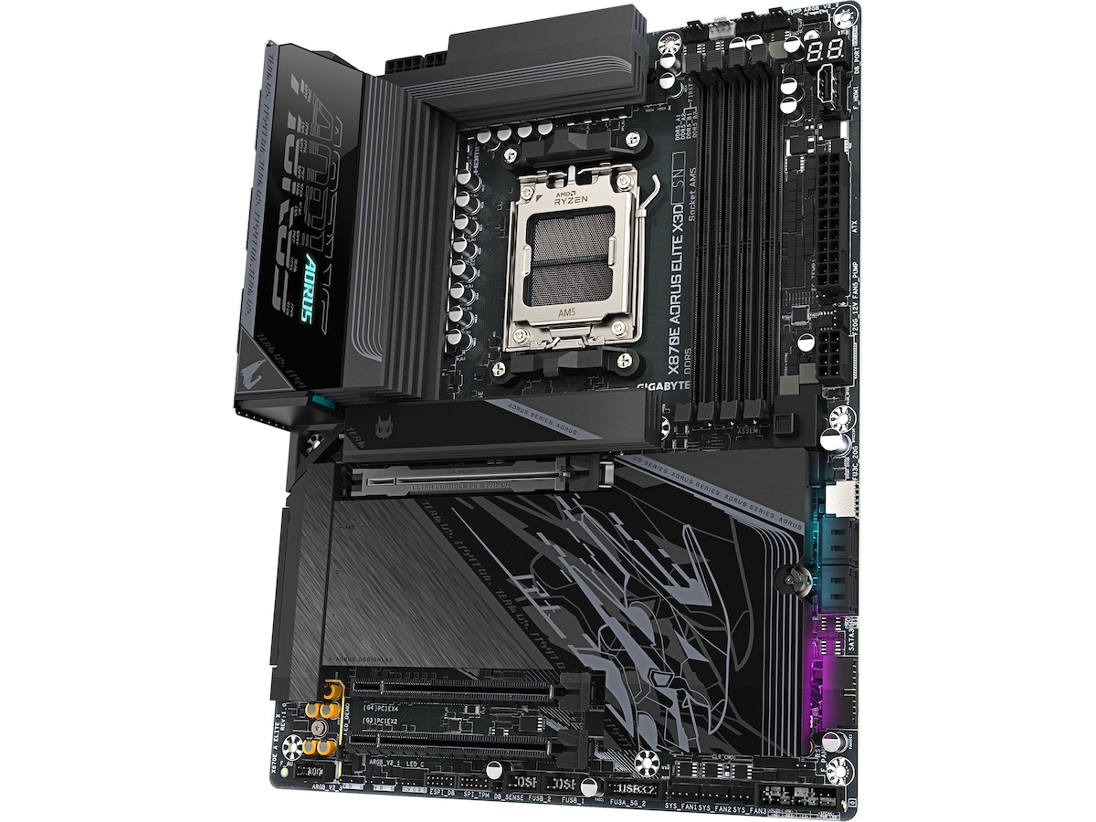 Gigabyte X870E AORUS ELITE X3D hovedkort AMD Socket