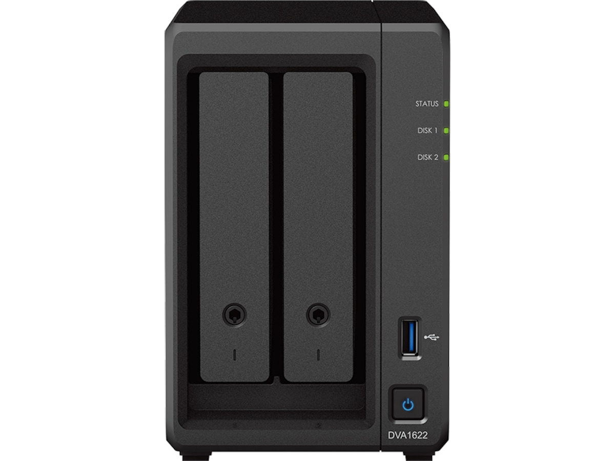 Synology DVA1622 DDR4 6GB AI-drevet nettverksvideoopptaker Tilbehør til overvåkningskameraer