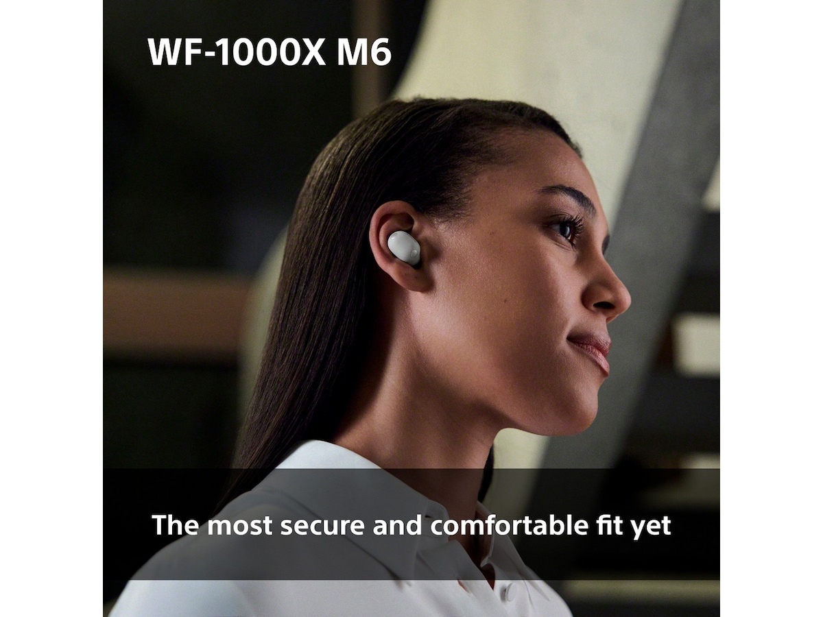 Sony WF-1000XM6 trådløse ørepropper med støydemping (Platinum Silver) Ørepropper