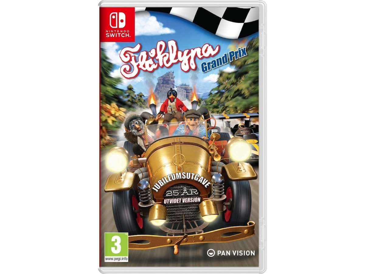 Flåklypa Grand Prix Jubileumsutgave (Nintendo Switch) Spill til Nintendo Switch