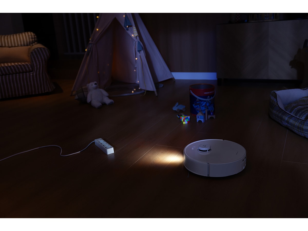 Roborock Qrevo Curv 2 Flow robotstøvsuger (hvit) Robotstøvsugere