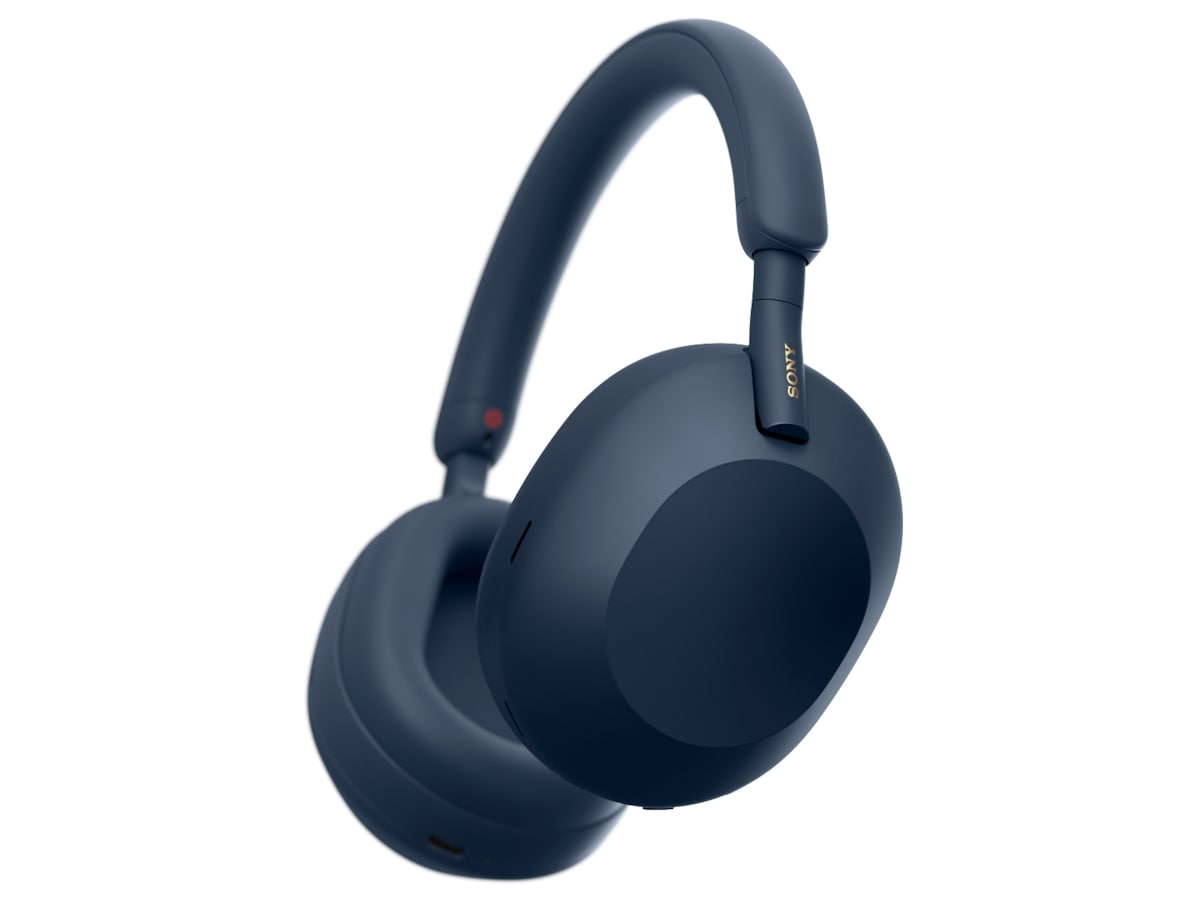 Sony WH-1000XM5 trådløse hodetelefoner over-ear (blå) + WF-510 buds Hodetelefoner