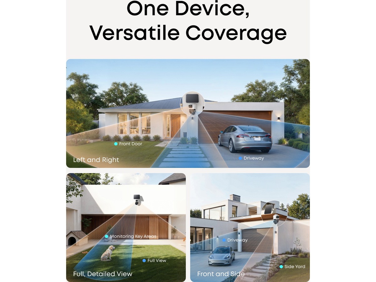 Eufy eufyCam S4 Solo overvåkningskamera Overvåkningskameraer