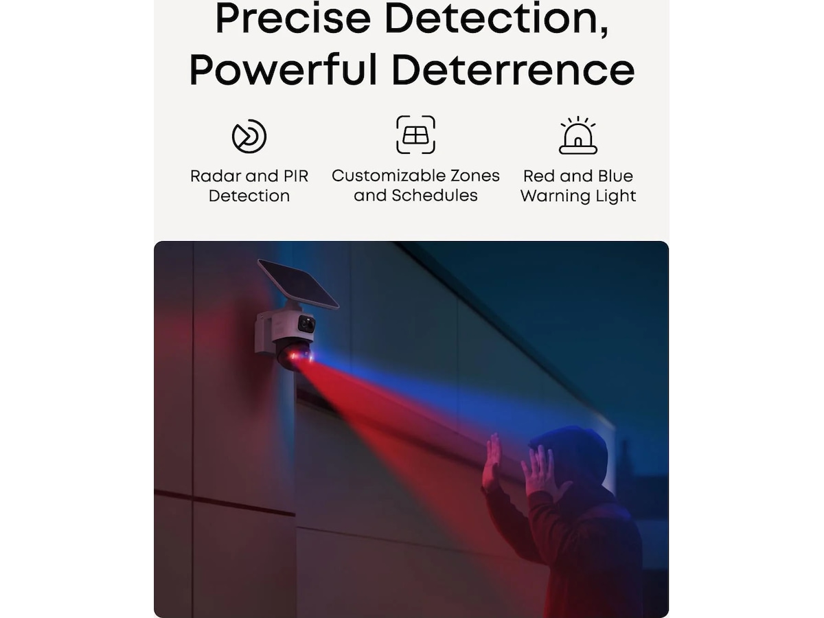 Eufy eufyCam S4 2-kamera sett Overvåkningskameraer