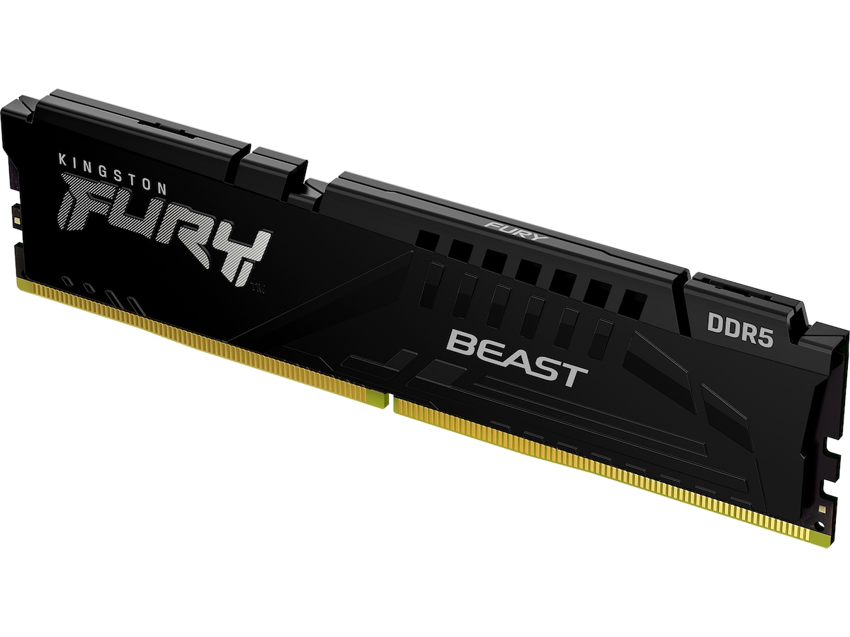 Kingston FURY Beast 5600MHz DDR5 16GB (sort) Minnebrikker