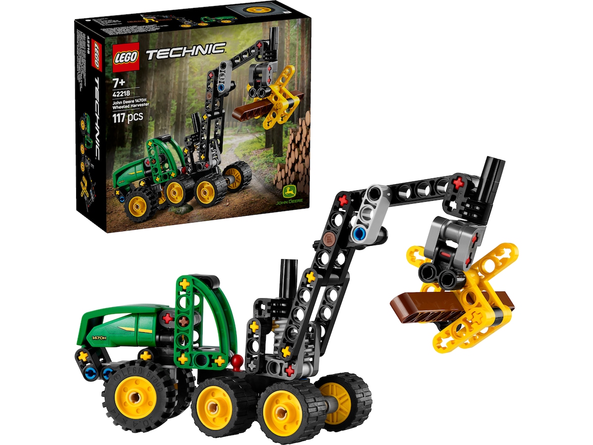 LEGO Technic John Deere 1470H skogsmaskin 42218 LEGO