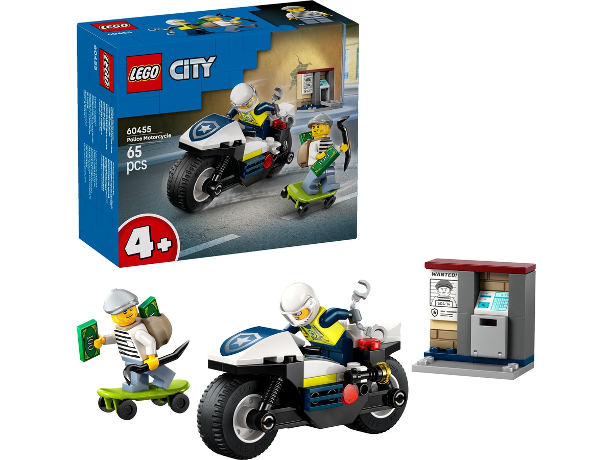 LEGO City politiets motorsykkeljakt 60455 LEGO